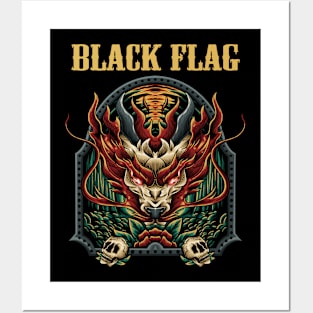 BLACK FLAG VTG Posters and Art